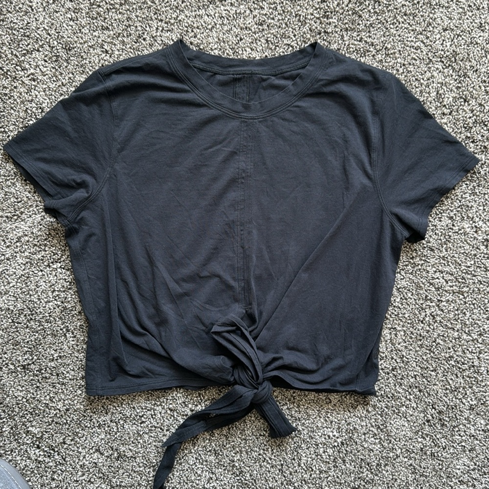 Lululemon tie up tshirt